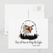 Isaiah 40 31 briefkaart (Voorkant / Achterkant)