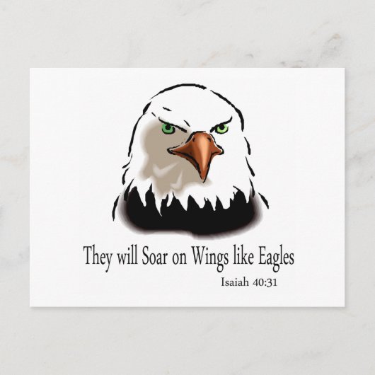 Isaiah 40 31 briefkaart (Voorkant)