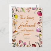 Isaiah 40:31 briefkaart (Voorkant / Achterkant)