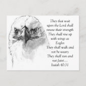 Isaiah 40:31 briefkaart (Voorkant)