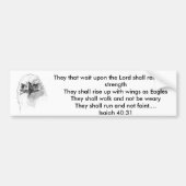 Isaiah 40:31 bumpersticker (Voorkant)