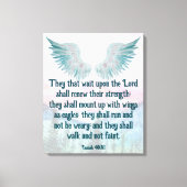 Isaiah 40:31 canvas afdruk (Voorkant)