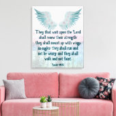Isaiah 40:31 canvas afdruk (Insitu (Woonkamer))