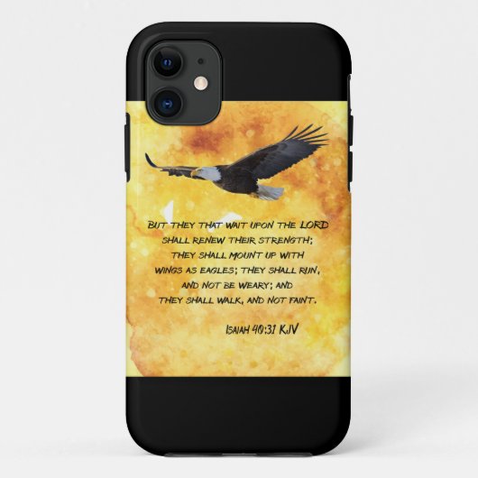 Isaiah 40:31 Christelijk Case-Mate iPhone Case (Achterkant)