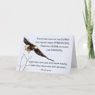 Isaiah 40:31 Diegenen die op de Heer wachten, Bijb Kaart
