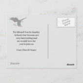 Isaiah 40 31 Eagle Briefkaart (Achterkant)