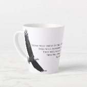 Isaiah 40:31 Eagles Soaring Latte Mok (Linkerhoek)