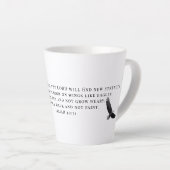 Isaiah 40:31 Eagles Soaring Latte Mok (Rechterhoek)