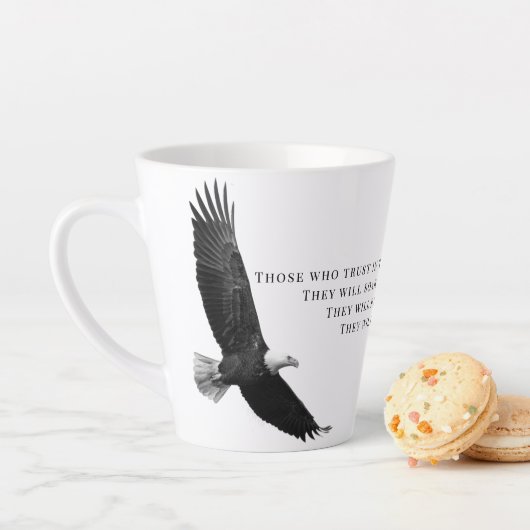 Isaiah 40:31 Eagles Soaring Latte Mok (In situ)