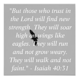 Isaiah 40:31 Foto Foto Afdruk