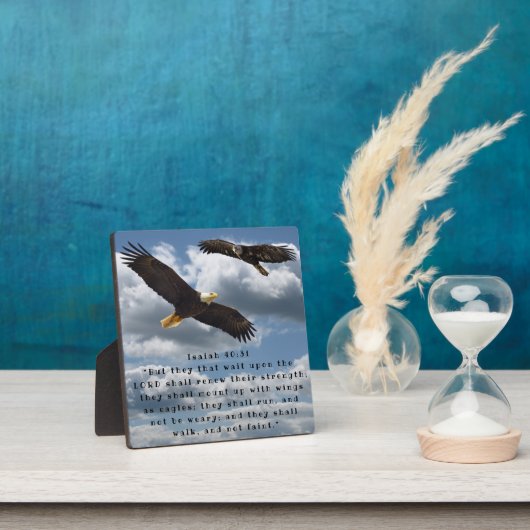 ISAIAH 40:31 FOTOPLAAT (Insitu)