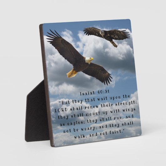 ISAIAH 40:31 FOTOPLAAT (Voorkant)