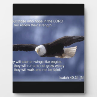 Isaiah 40:31 fotoplaat