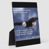 Isaiah 40:31 fotoplaat (Zijkant)