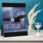 Isaiah 40:31 fotoplaat (Zijkant)