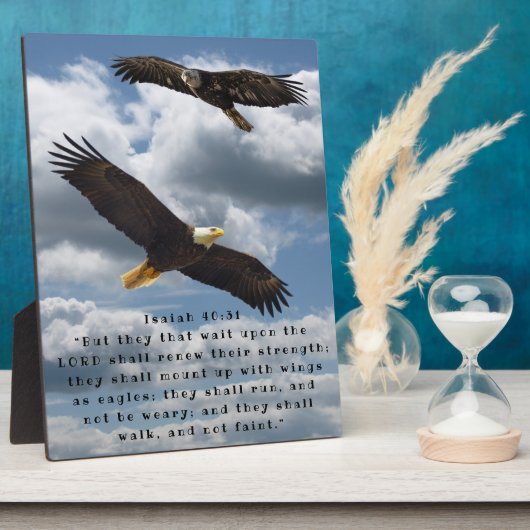 ISAIAH 40:31 FOTOPLAAT (Zijkant)