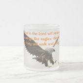 Isaiah 40 31 Frosted Eagle mok (Center)