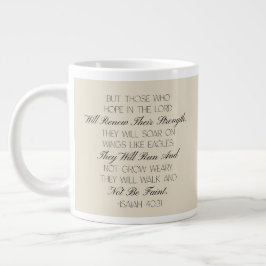 Isaiah 40:31 Hope Bible Verse Mug Grote Koffiekop