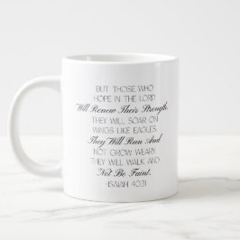 Isaiah 40:31 Hope Bible Verse Mug Grote Koffiekop