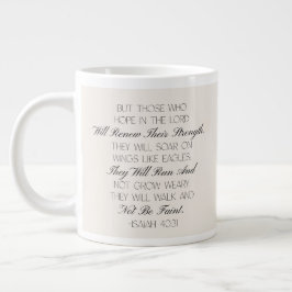 Isaiah 40:31 Hope Bible Verse Mug Grote Koffiekop