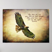 Isaiah 40:31 Inspirerend Poster (Voorkant)