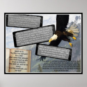 ISAIAH 40:31 INSPIREREND POSTER ELGF WINGS