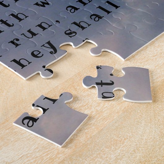 ISAIAH 40:31 JIGSAW PUZZLE LEGPUZZEL (Zijkant)