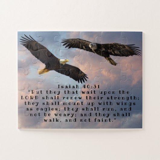 ISAIAH 40:31 JIGSAW PUZZLE LEGPUZZEL (Horizontaal)