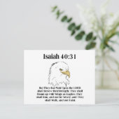 Isaiah 40:31 Kaart (Staand voorkant)