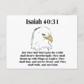 Isaiah 40:31 Kaart (Voorkant)