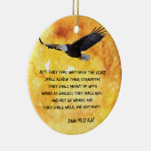 Isaiah 40:31 keramisch ornament (Rechts)