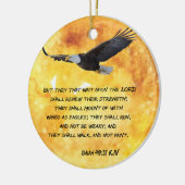 Isaiah 40:31 keramisch ornament (Links)