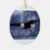 Isaiah 40:31 keramisch ornament (Rechts)