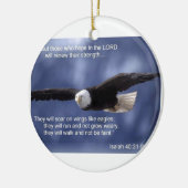 Isaiah 40:31 keramisch ornament (Links)