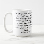 Isaiah 40:31 koffie-mok koffiemok (Links)
