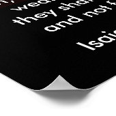 Isaiah 40:31 - Kunstafdrukken Poster (Hoek)