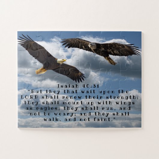 ISAIAH 40:31 LEGPUZZEL (Horizontaal)