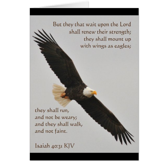 Isaiah 40:31 Maar ze wachten op de Heer (Voorkant)