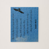 Isaiah 40:31.. maar ze wachten op de Heer.. Legpuzzel (Verticaal)