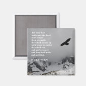 Isaiah 40:31 - Maar ze wachten op de Heer Magneet (Voorkant / Achterkant)