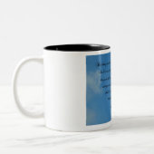 Isaiah 40:31.. maar ze wachten op de Heer.. Tweekleurige Koffiemok (Links)