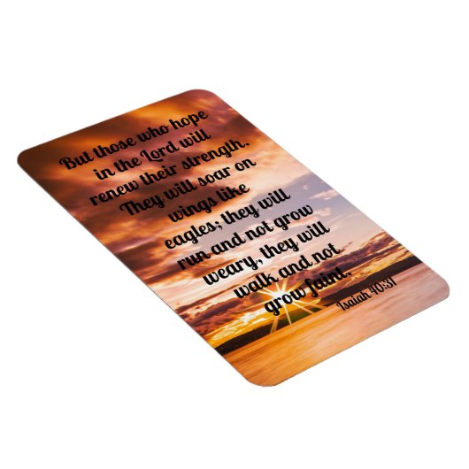 Isaiah 40:31 magneet (Rechterzijde)