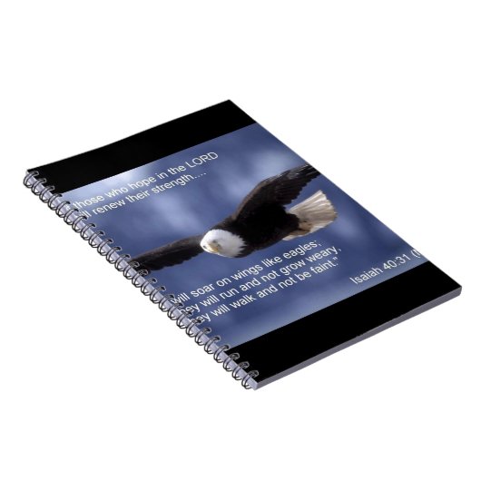 Isaiah 40:31 notitieboek (Rechterzijde)