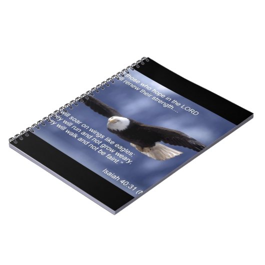 Isaiah 40:31 notitieboek (Linkerzijde)