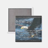 ISAIAH 40:31 Opstelling met vleugels als ELGF Magneet (Voorkant / Achterkant)