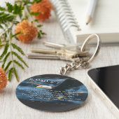 ISAIAH 40:31 Opstelling met vleugels als ELGF Sleutelhanger (Zijkant)