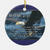 Isaiah 40:31 ORNAMENT - BIBLE VERSE Eagle Wings (Voorkant)