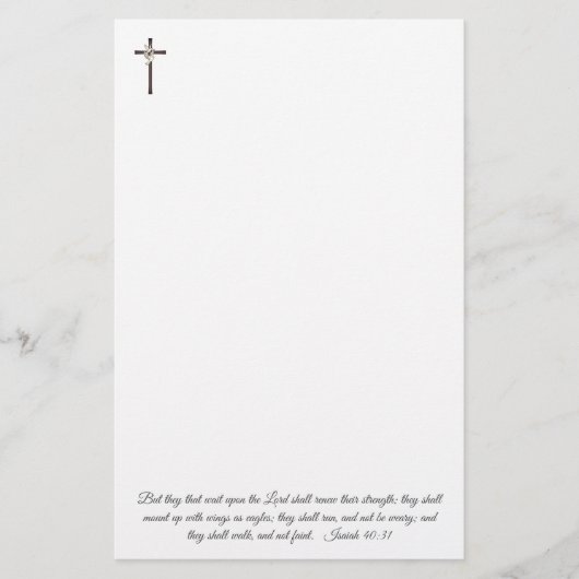 Isaiah 40:31 papierwaren (Voorkant)