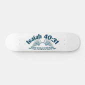 Isaiah 40:31 persoonlijk skateboard (Horizontaal)