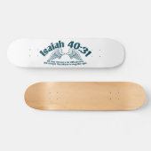 Isaiah 40:31 persoonlijk skateboard (Horizontaal)